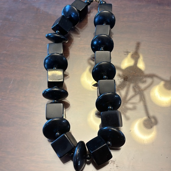 Black Statement Necklace - Picture 3 of 5